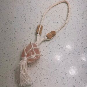 Rose Quarts Hanging Decor